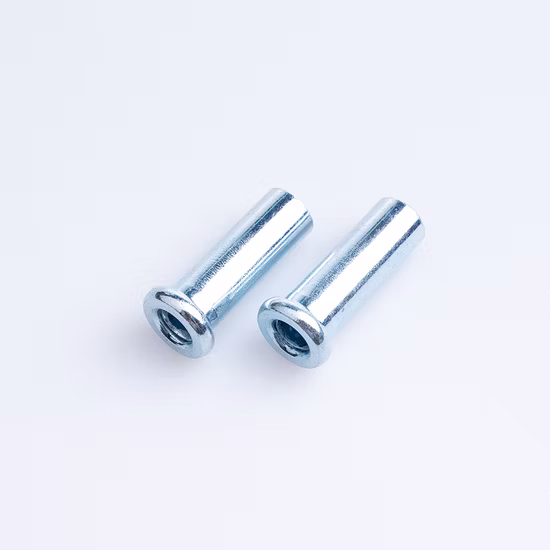 Rivet galvanisé en fer semi-creux à tête ronde
