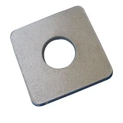 Fabricant direct Métal DIN436 304 316 Acier inoxydable M6-M20 Rondelle plate carrée avec trou rond